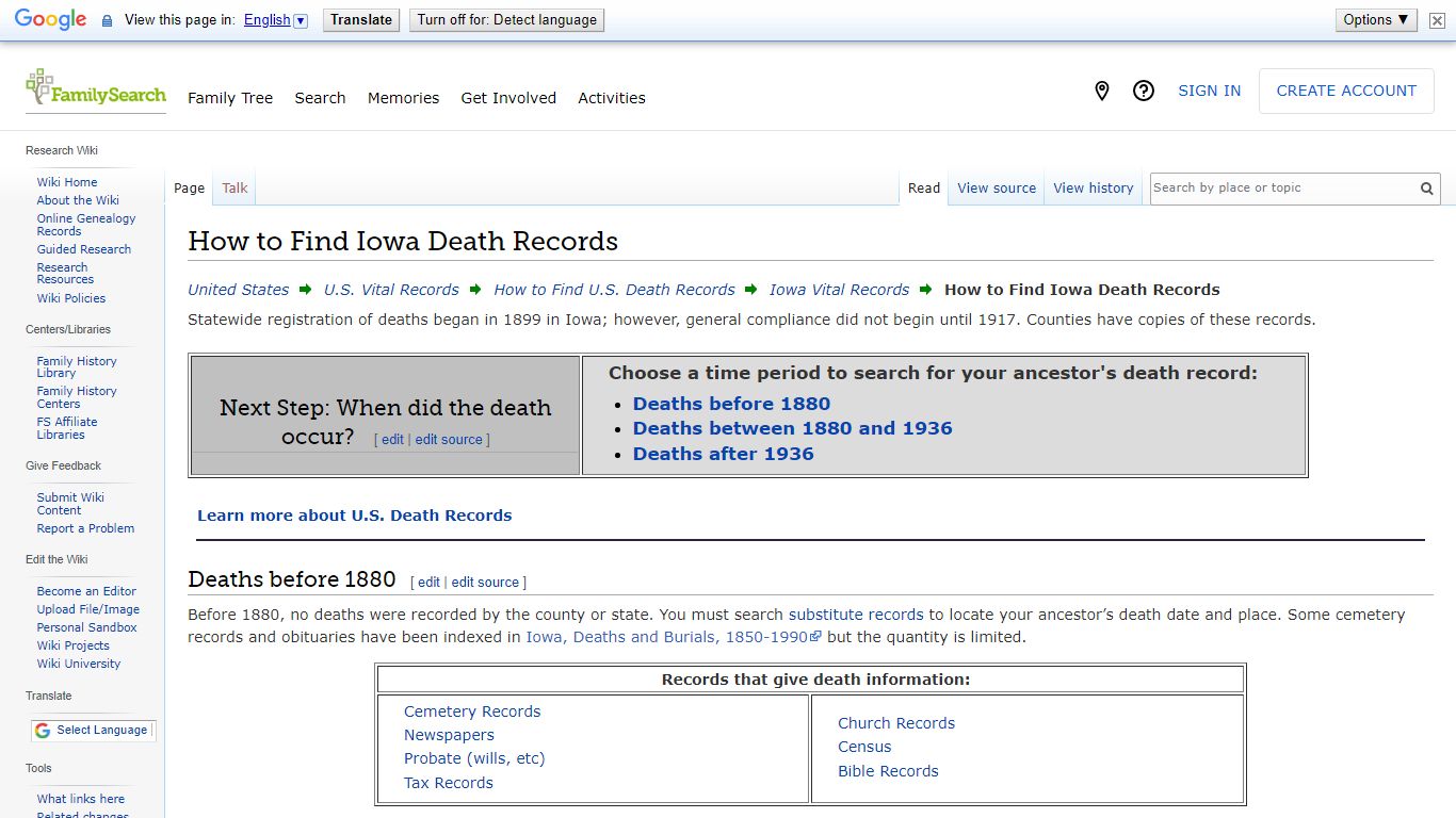 How to Find Iowa Death Records • FamilySearch